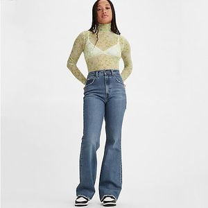 70's High Rise Flare Women's Jeans - Sonoma Step - Dark Blue
